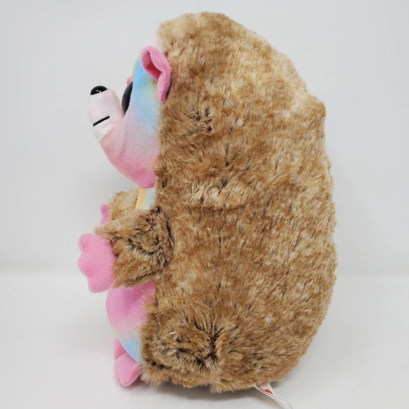 Ty Pinecone Tie Dyed Plush Stuffed Animal Hedgehog Toy 9 Inches 2018 - Picture 5 of 9